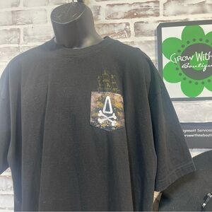 Shaka wear Black Graphic T-Shirt 2XL tall